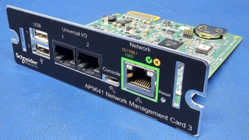 APC, AP9641 UPS Network Management Card 3 with Environmental Monitoring.