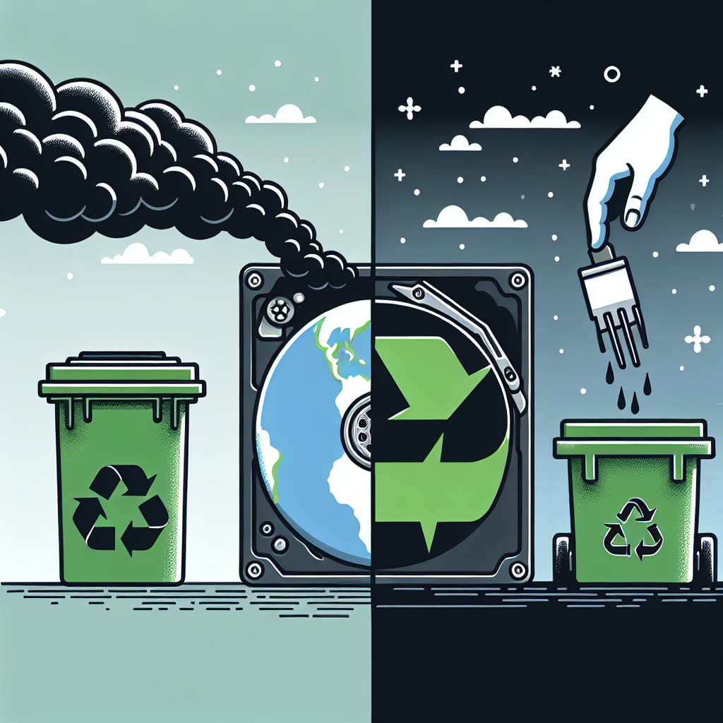 The Environmental Impact of Hard Disk Drives: How to Recycle and Dispose of Them Properly