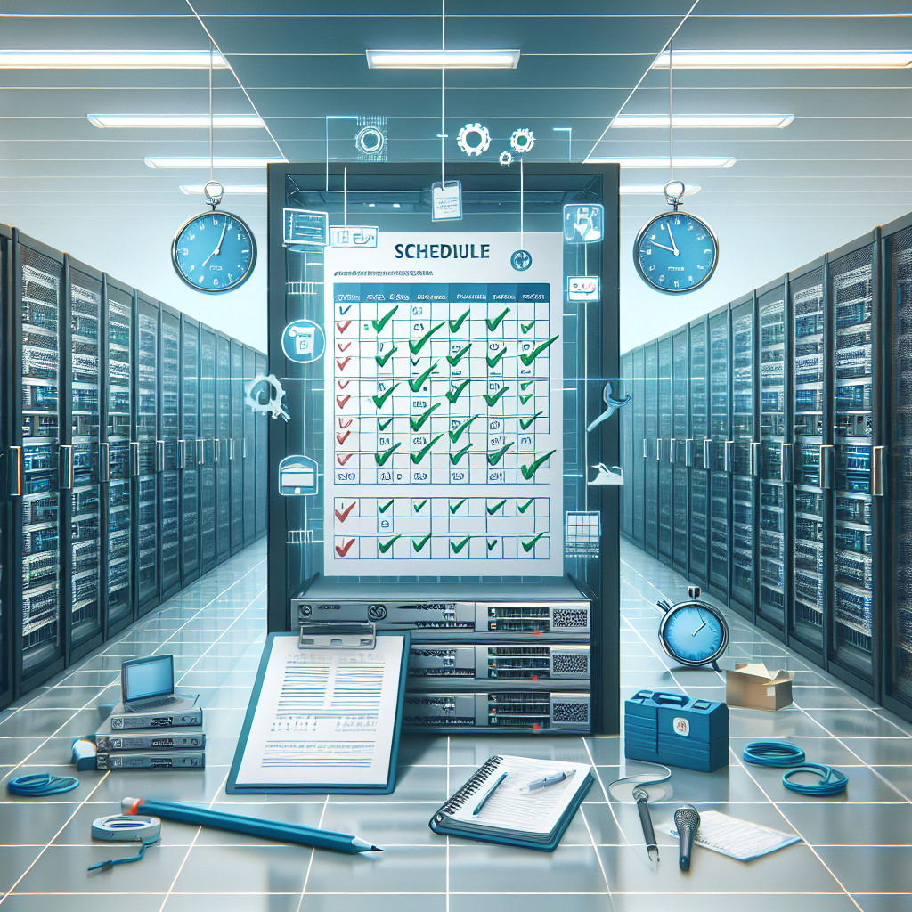 Creating an Effective Data Center Maintenance Schedule: Best Practices and Tips