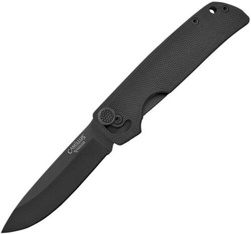 Camillus Cuda Mini Linerlock Folding Knife Black G10 Handle – 19637