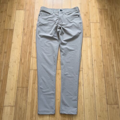 Public Rec Pants Mens 30×32 Khaki Slim Fit Workday Golf Chino Casual Adult