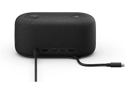 Brand New Microsoft Audio Speaker Phone & Pass-Through Charging Dock USB-C HDMI