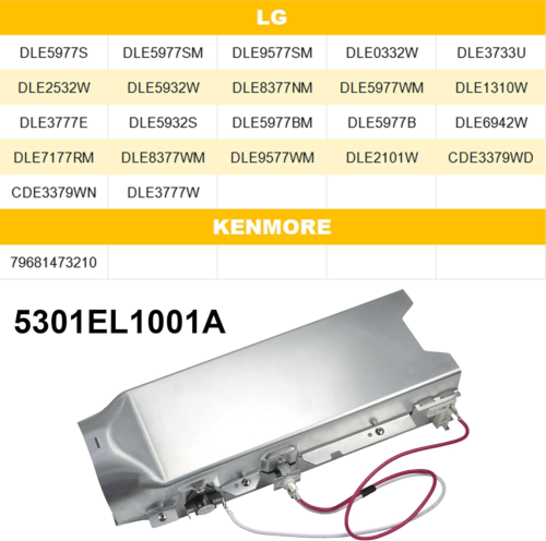 Heating Element Compatible For LG Dryer 5301EL1001J 5301EL1001S 5301EL1001A