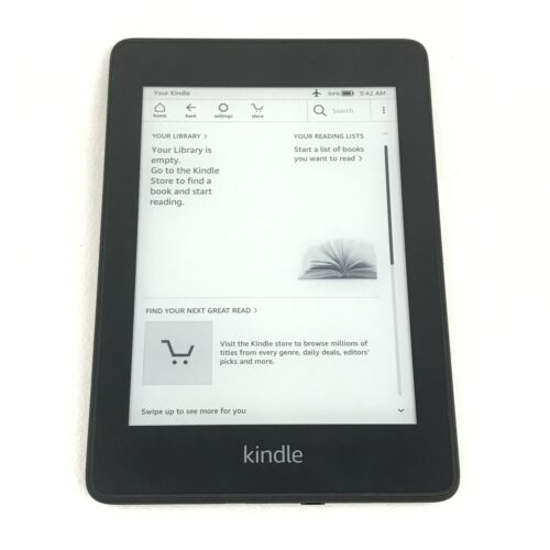 Amazon Kindle Paperwhite 10th Generation 8GB, Wi-Fi, 6″ Black – Grade A