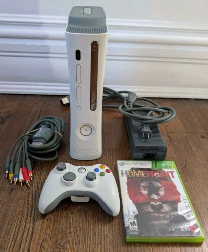 Microsoft Xbox 360 20GB HDMI w/HD Cable PowerSupply Homefront CLEAN – TESTED