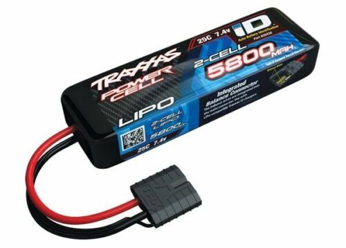 Traxxas TRA2843X 5800 mAh 7.4V 2S 25C RC Car Truck LiPo W/ Traxxas ID Connector