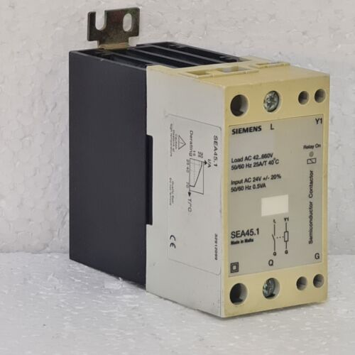 SIEMENS SEA45.1 Semiconductor Contactor / Current Valve