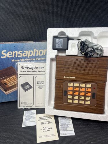 Sensaphone 1000 Remote Monitoring System with User’s Manual Untested