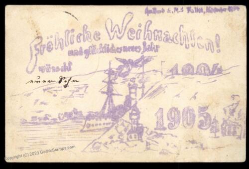 Germany 1903 SMS Falke MSP40 Chile Punta Arenas 5pf Stamp Cover 88203