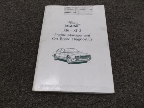 Jaguar XJ6 XJ12 Engine Management On-Board Diagnostics OBD Service Repair Manual