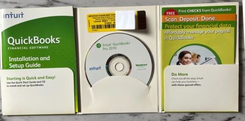 INTUIT QUICKBOOKS PRO 2010 FOR WINDOWS FULL RETAIL US VERSION