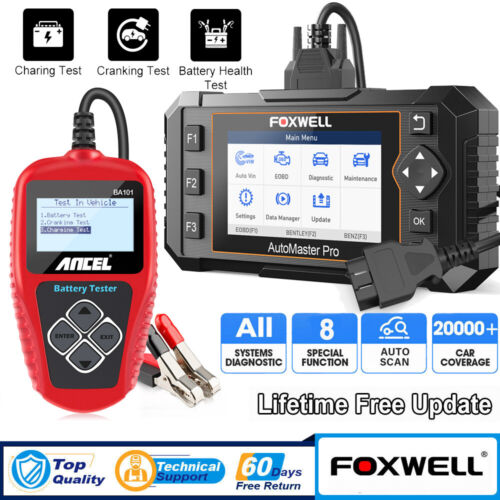 FOXWELL NT624 Elite Automotive OBD2 Scanner All System Car Diagnostic Scan Tool