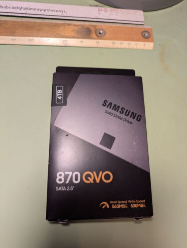 Samsung 870 EVO 4TB 2.5″ SATA III Internal SSD (MZ-77E4T0B/AM) NEW sealed box