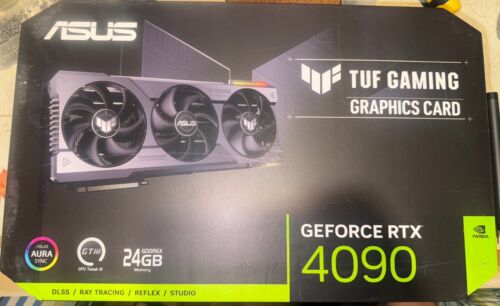 (FOR PARTS) Asus RTX 4090 Tuf Gaming GPU (No Core & VRAM) With Box *AS IS*