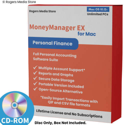 Money Manager EX Personal Finance Software -Budgets Reports Import QIF for Mac