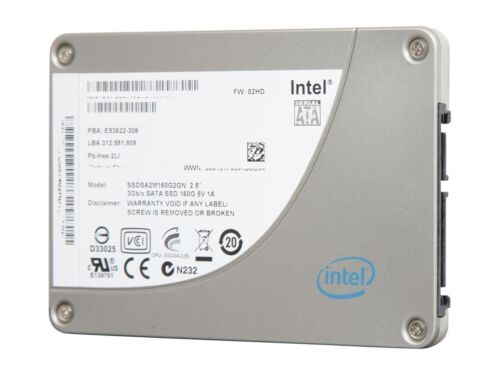 INTEL 160GB SSD SATA SSDSA2M160G2GN 2.5″ SOLID STATE DRIVE | 5V 1A