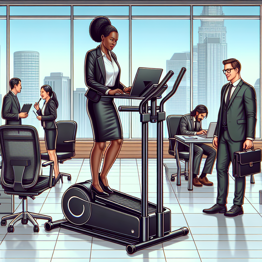 Get Moving at Work with the ANCHEER Under Desk Elliptical Machine