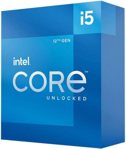 BOX Intel i5 12600K 2.8GHz CPU 20MB L3 Cache 10 Cores Processor LGA1700 SRL4T