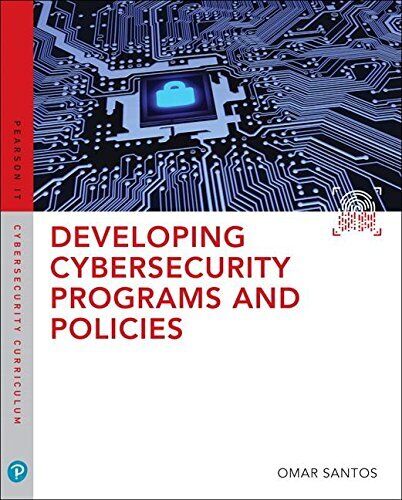 DEVELOPING CYBERSECURITY PROGRAMS AND POLICIES (3RD By Omar Santos **Mint**