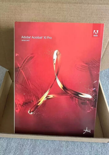 Adobe Acrobat Xi Pro Full Version DVD/Windows, Permanent License For 5 PCs