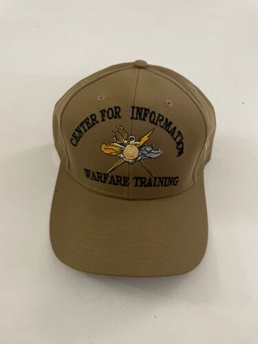 The Corps Center For Information Warfare Training Beige Baseball Cap One Size