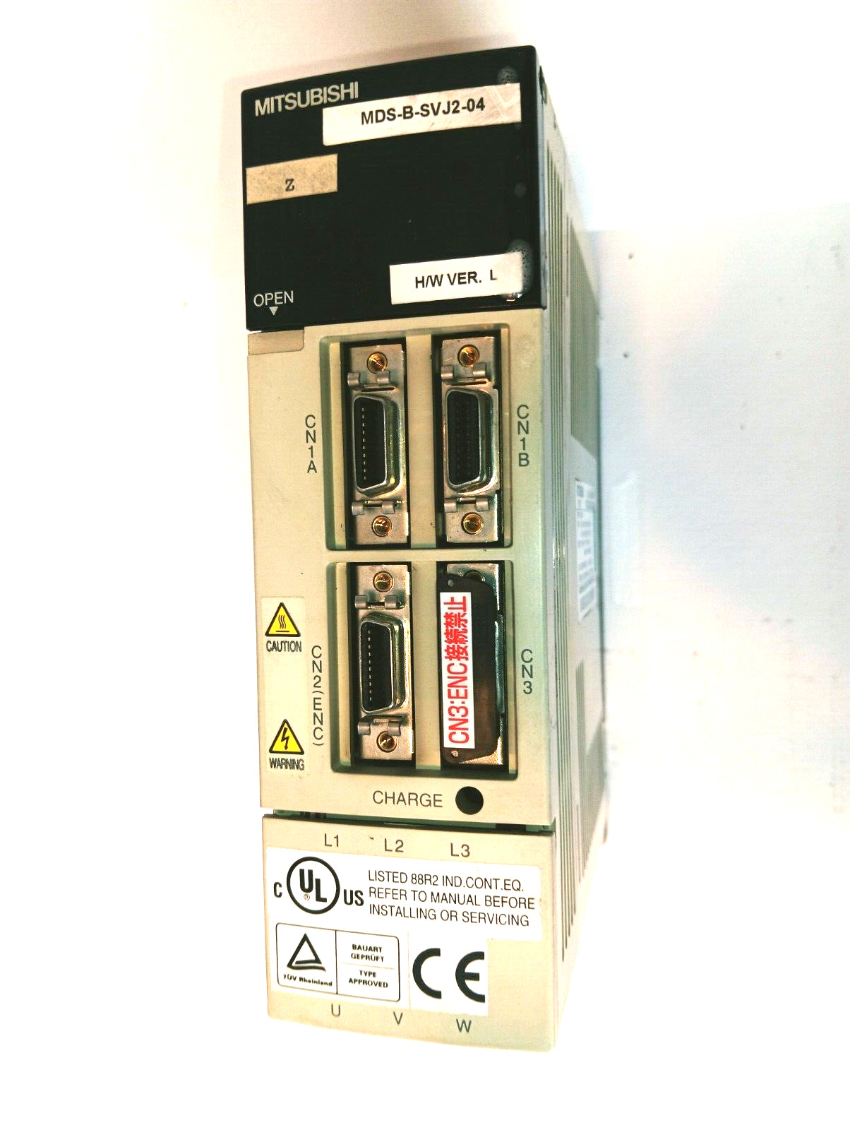 Mitsubishi MDS-B-SVJ2-04 AC Servo drive 0.4kW, 200- 230V 50/60 Hz