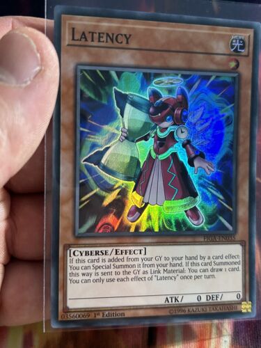 Yugioh TCG Card Latency FIGA-EN035 Super Rare Nm