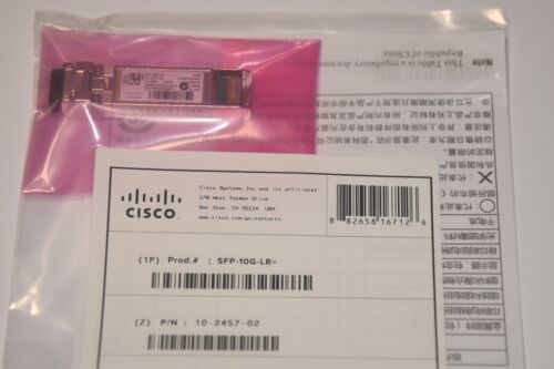 NEW Sealed Cisco SFP-10G-LR 10GBASE-LR SFP+ 1310nm 10km *US Shipping*