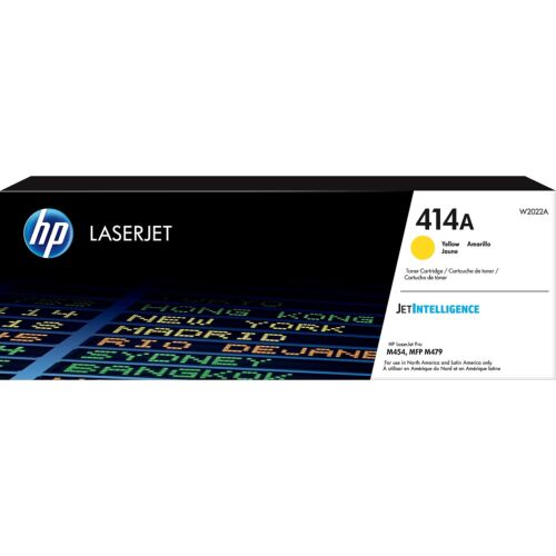 HP Inc. HP 414A Yellow Toner Cartridge Standard Yield W2022A