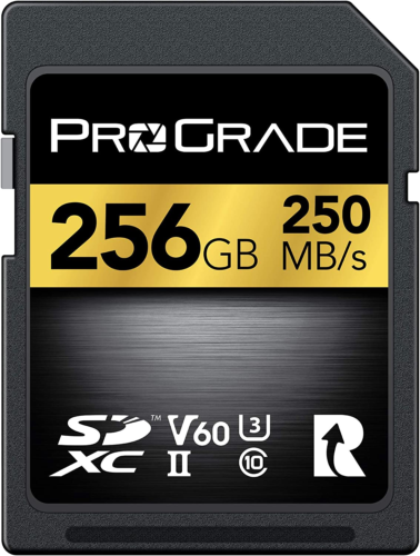 SD UHS-II 256GB Card V60 –Up to 130Mb/S Write Speed and 250 Mb/S Read Speed | fo