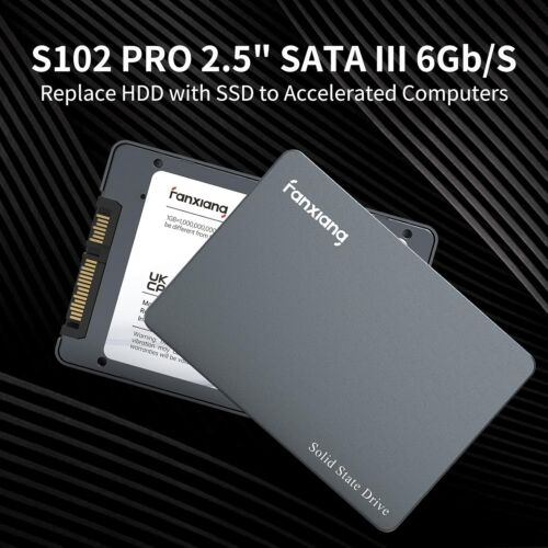 S102 Pro 1TB 2.5″ SSD Internal Solid State Drive, SATA III 6Gb/S, up to 560Mb/S,