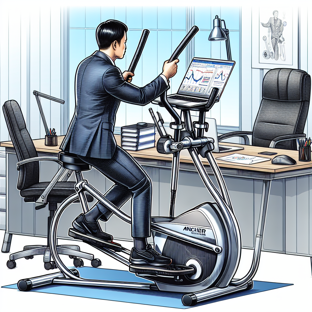 Stay Active and Productive with the ANCHEER Under Desk Elliptical Machine