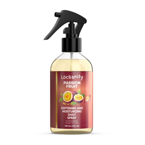 Locsanity Passion Fruit Softening and Moisturizing Daily Spray for Locs