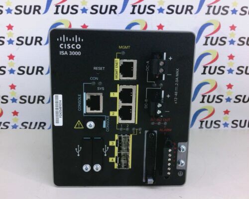 NSSP Cisco ISA 3000 Internet Security Appliance ISA-3000-2C2F-K9 V04 24VDC