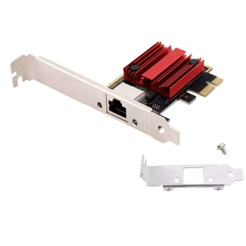 PCIe Network Adapter Card W/RTL8125 Clip For Window 2.5 Gbps Data Transfer Rate