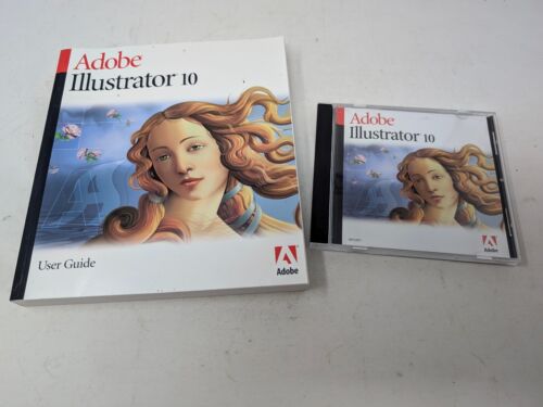 Adobe Illustrator 10 w/ serial numbers  + manual for MACINTOSH