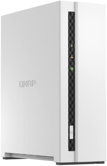 QNAP TS-133-US 1 Bay Affordable Desktop NAS with ARM Cortex-A55 Quad-core Processor and 2 GB DDR4 RAM (Diskless)