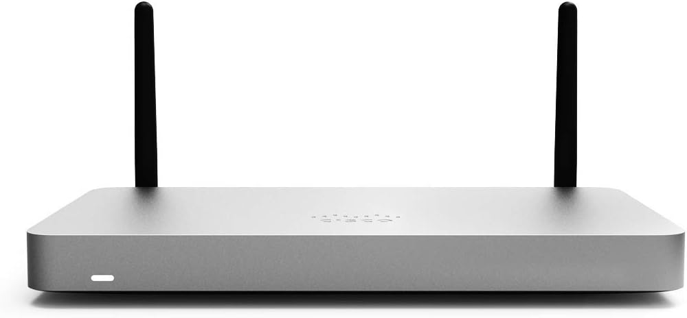 Cisco Meraki MX67W Firewall with 802.11ac Plus MX67W Enterprise Security and Support 1YR BDL