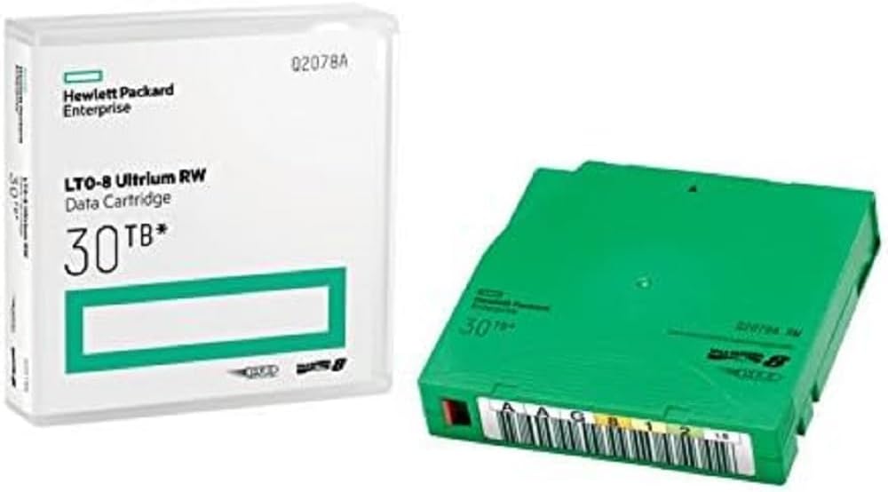 Hewlet Packard HP LTO Tape Q2078AN LTO8 12TB/30TB Label Fix (20