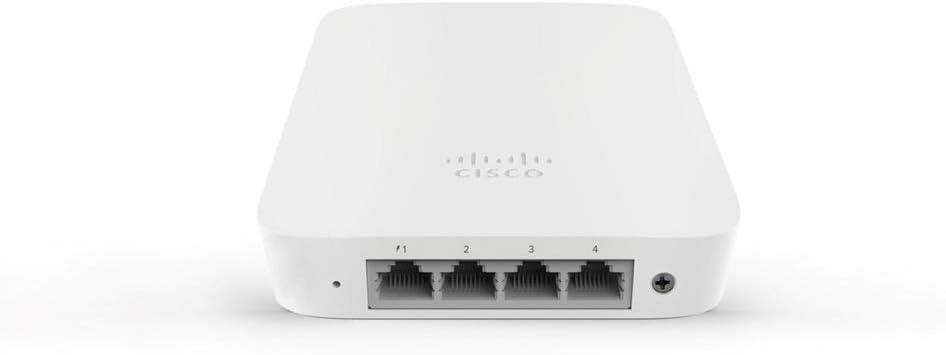 Cisco Meraki MR30H Quad-Radio, Cloud-Managed 2×2:2 802.11ac Wave 2 Wall Switch AP, 1.3 Gbps, 802.3af PoE w/3Y Enterprise License