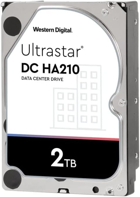 Western Digital Ultrastar DC HA210 1W10002 2TB 7200 RPM SATA 6.0Gb/s 3.5″ Data Center Internal Hard Drive OEM