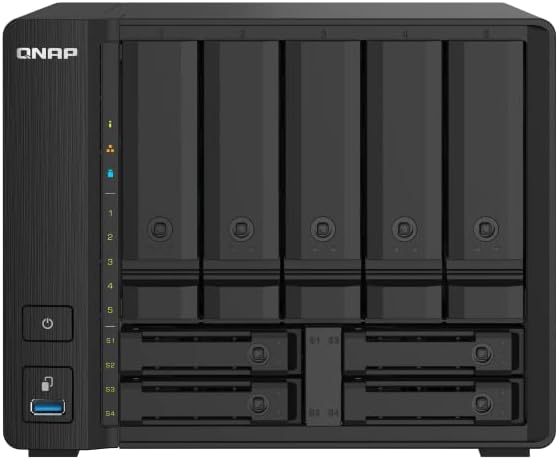 QNAP TS-932PX-4G 5+4 Bay High-Speed NAS with Two 10GbE and 2.5GbE Ports