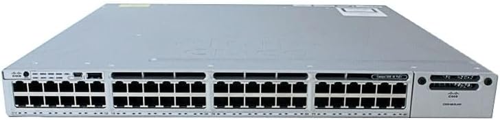 Cisco WS-C3850-48P-S Catalyst 3850 48-Port PoE+ Layer 3 Managed Switch (Renewed)