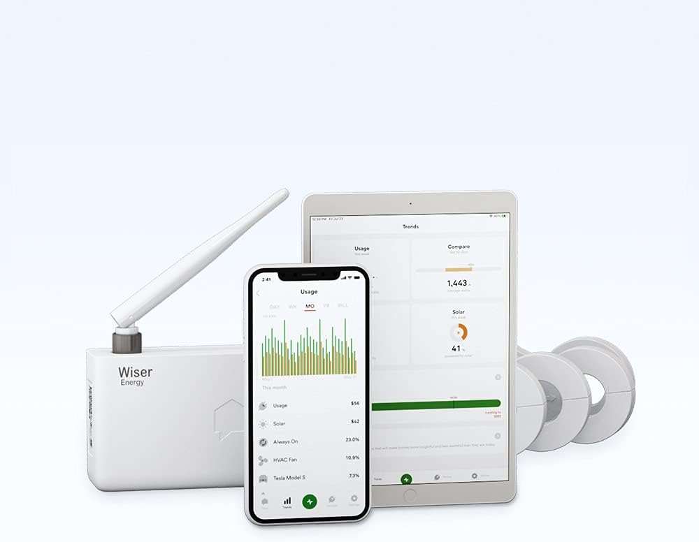 Square D by Schneider Electric WISEREM Energy Monitor System, White