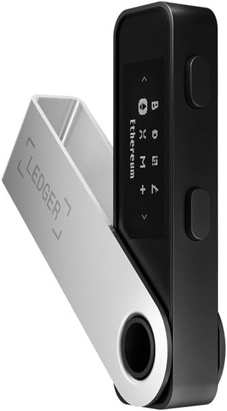 Ledger Nano S Plus Crypto Hardware Wallet (Matte-Black) – Safeguard Your Crypto, NFTs and Tokens