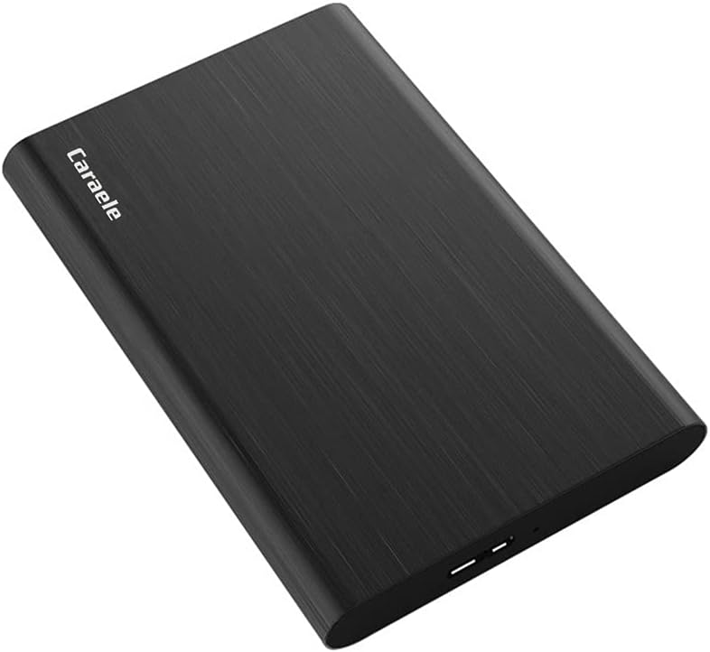 750GB Ultra Slim Portable External Hard Drive USB3.0 HDD Storage Compatible for PC, Desktop, Laptop, MacBook, Chromebook, Xbox One, Xbox 360, PS4 (Black)