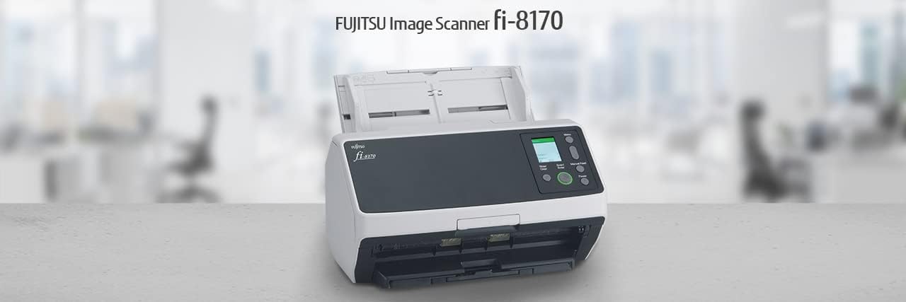 Fujitsu fi-8170 Adapter Scanner High Speed Scanner, LAN Connectivity, Good Capacity Daily Volume 10,000 Sheets