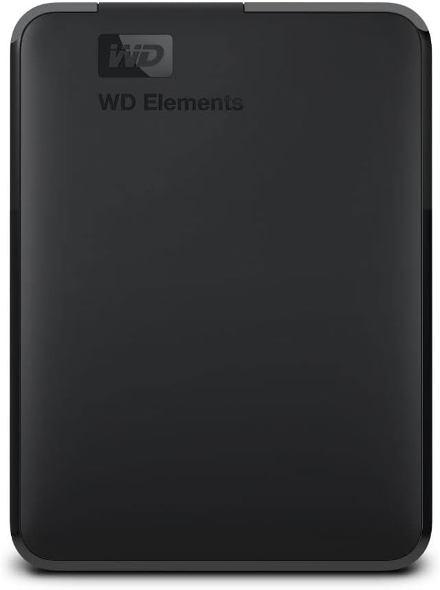 WD 2TB Elements Portable External Hard Drive for Windows, USB 3.2 Gen 1/USB 3.0 for PC & Mac, Plug and Play Ready – WDBU6Y0020BBK-WESN