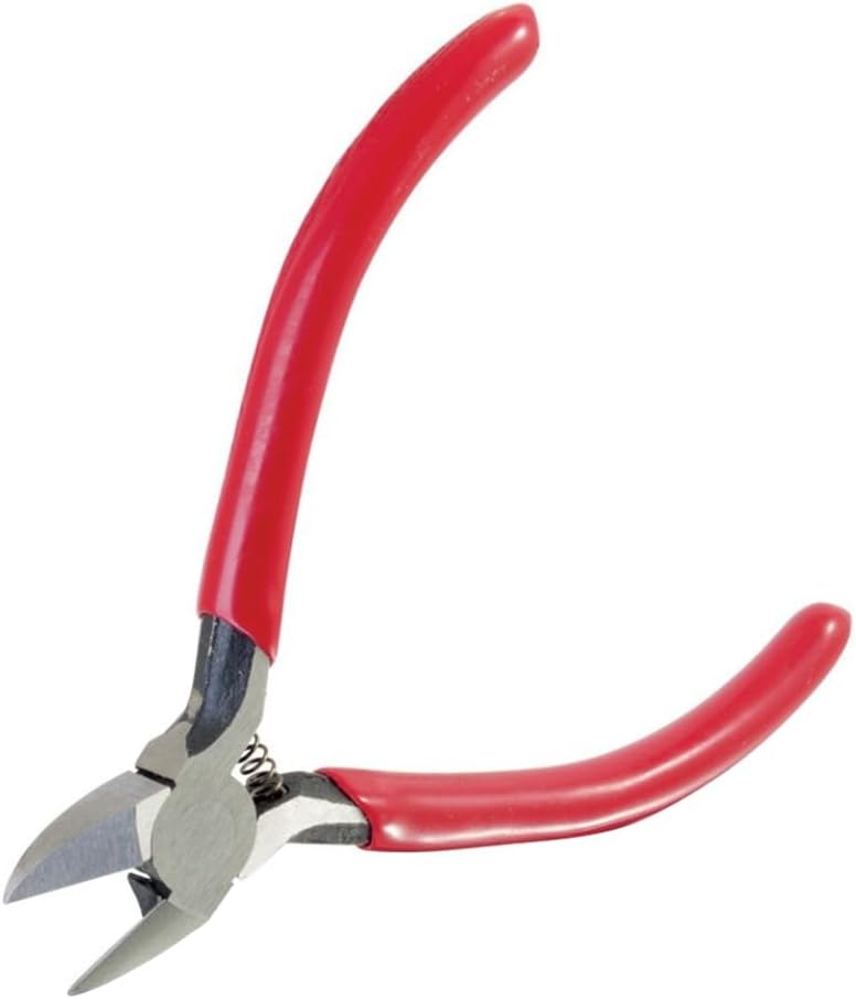 C2G Legrand Flush Cutters, Red Flush Wire Cutter, 4.5 Inch Flush Cutting Pliers, Steel Dikes Wire Cutter, 1 Count, C2G 38001