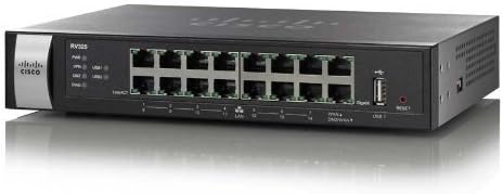 RV325 Dual Gigabit WAN VPN Router, Dual USB Ports for Storage and 3G/4G Modem failover (Renewed)